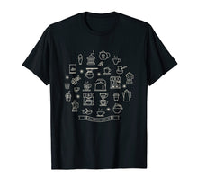 Load image into Gallery viewer, Barista Coffee Tools T Shirt Cool Gift For Barista