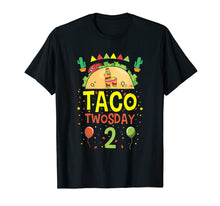 Load image into Gallery viewer, Taco Twosday Shirt 2 Two Year Old Boy Girl Birthday Gift