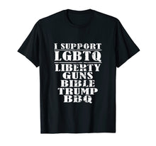 Load image into Gallery viewer, lgbtq bbq shirt belles smokin bbq shirt