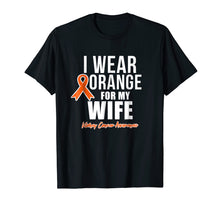 Load image into Gallery viewer, Kidney Cancer Shirt I Wear Orange for My Wife Awareness