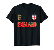 Load image into Gallery viewer, Three Heraldic Lions T-Shirt - England 2018 Cheer Jersey