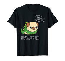 Load image into Gallery viewer, Pug Halloween Shirt Pugasaurus Rex Pug Dog Costume