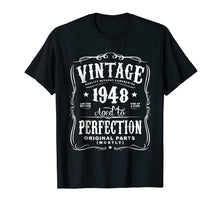Load image into Gallery viewer, Vintage Made In 1948 T-Shirt 70th Birthday Gift