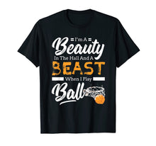 Load image into Gallery viewer, Beauty In the Ball Beast Play Ball Girls Basketball T Shirt