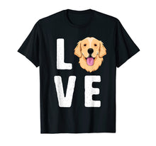 Load image into Gallery viewer, LOVE Golden Retrievers T-Shirt for Women KIds Dog Pet Gift