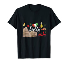 Load image into Gallery viewer, I Love Italy and Everything Italian Culture Gift T-Shirt Tee