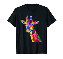 Load image into Gallery viewer, Giraffe t shirt; Love Animal t shirt; Love Giraffe t shirt