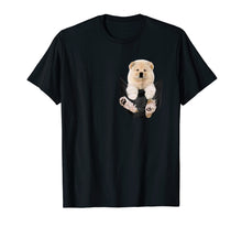 Load image into Gallery viewer, chow chow pocket t-shirt dog lover, dog cute, dog gift