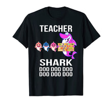 Load image into Gallery viewer, Teacher Shark Doo Doo Doo T Shirt Gift
