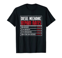 Load image into Gallery viewer, Diesel Mechanic Shirt - Repair Rates