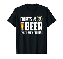 Load image into Gallery viewer, Darts Beer Funny T-Shirt for Dart Player Shirt