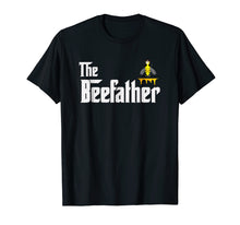 Load image into Gallery viewer, Beekeeper gift t-shirt honey bees, BeeFather funny tee
