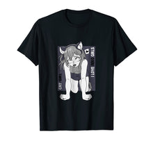 Load image into Gallery viewer, Ahegao t shirt lewd anime face shirt and neko cosplay