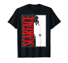 Load image into Gallery viewer, Scarface Black and White Movie Poster Graphic T-Shirt