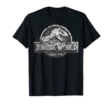 Load image into Gallery viewer, Jurassic World Two Distressed Stone Logo Graphic T-Shirt