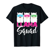 Load image into Gallery viewer, Retro 1980s Llama Shirt Funny Cute Llama Squad Birthday Gift