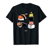 Load image into Gallery viewer, Kawaii Sushi Cat Lover Cat Themed Funny Cat Humor Tshirt