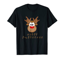 Load image into Gallery viewer, ASL T-Shirt Sign Language Deaf Christmas Reindeer Tee
