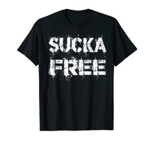 Load image into Gallery viewer, Hip Hop Fresh Sucka Free T-Shirt Old School Slang