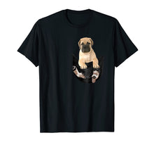 Load image into Gallery viewer, Bullmastiff Pocket Puppy T-Shirt - Bullmastiff Dog Lover