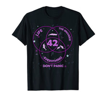 Load image into Gallery viewer, 42 Answer to Life Universe Everything T-Shirt