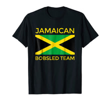 Load image into Gallery viewer, Jamaican Bobsled Team Shirt - Jamaican Flag Bobsled T-Shirt
