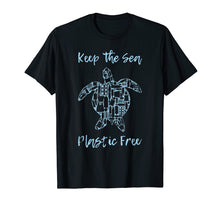 Load image into Gallery viewer, Save Sea Turtle T-Shirt Eco Friendly Anti Plastic Pollution