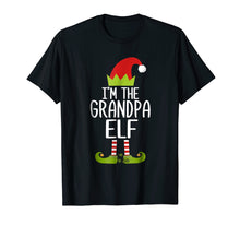 Load image into Gallery viewer, Mens I'm The Grandpa Elf Shirt Matching Christmas Family Tshirts