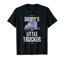 Load image into Gallery viewer, Kids Semi Truck Boys Gift Daddy's Little Trucker T-Shirt