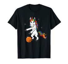 Load image into Gallery viewer, Unicorn Shirts For Girls Women Floss Like A Boss Basketball