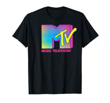 Load image into Gallery viewer, MTV Logo Fluorescent Colors Graphic T-Shirt