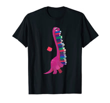 Load image into Gallery viewer, Cute Dinosaur Books T-Shirt