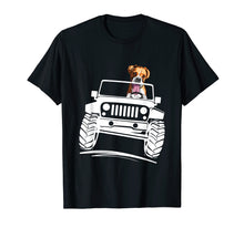 Load image into Gallery viewer, Boxer Driving Jeep T-Shirt OffRoad Lovers Gift