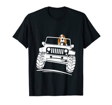 Load image into Gallery viewer, Basset Hound Driving Jeep T-Shirt OffRoad Lovers Gift