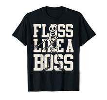 Load image into Gallery viewer, Floss Dance Skeleton Boy Shirt | Floss Like A Boss Halloween