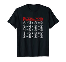 Load image into Gallery viewer, Baseball Math Double Play T-Shirt