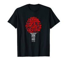 Load image into Gallery viewer, Table tennis word cloud t-shirt