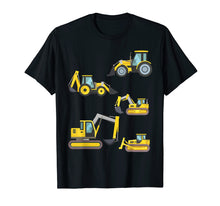 Load image into Gallery viewer, Construction Truck Shirt. Heavy Equipment T Shirts