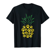 Load image into Gallery viewer, Cute Dog Paw Pineapple Tshirt