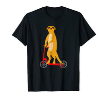 Load image into Gallery viewer, Meerkat Riding Scooter T Shirt For Men Women Boys Girls
