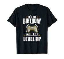 Load image into Gallery viewer, Video Game Birthday T-Shirt, Video Gamer Party Theme Shirt