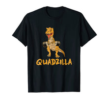 Load image into Gallery viewer, Quadzilla Funny Gym Shirt for Meatheads and Gym Rats