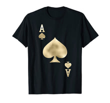 Load image into Gallery viewer, Ace of Spades - Playing Card Halloween Costume T-Shirt