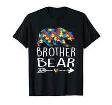 Load image into Gallery viewer, Brother Bear Heart Arrow Cool Autism Awareness Boy Tshirt