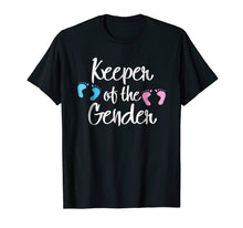 Load image into Gallery viewer, Keeper of Gender reveal party idea baby announcement Tshirt