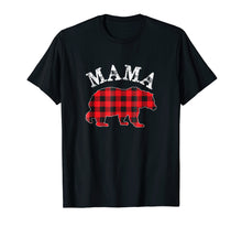 Load image into Gallery viewer, Red Plaid Mama Bear Matching Buffalo Pajama Shirt