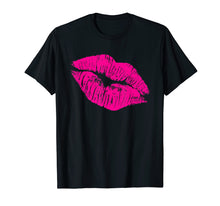 Load image into Gallery viewer, 80s Hot Pink Lips T Shirt