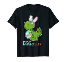 Load image into Gallery viewer, Eggs Cellent Easter Bunny T-Rex Dinosaur T Shirt Gift