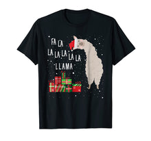 Load image into Gallery viewer, Fa La La Llama Shirt - Llama Christmas Shirt Women Men Kids