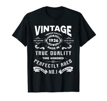 Load image into Gallery viewer, Made In 1936 Vintage 83 Year Old 83rd Birthday Shirt Gift A3
